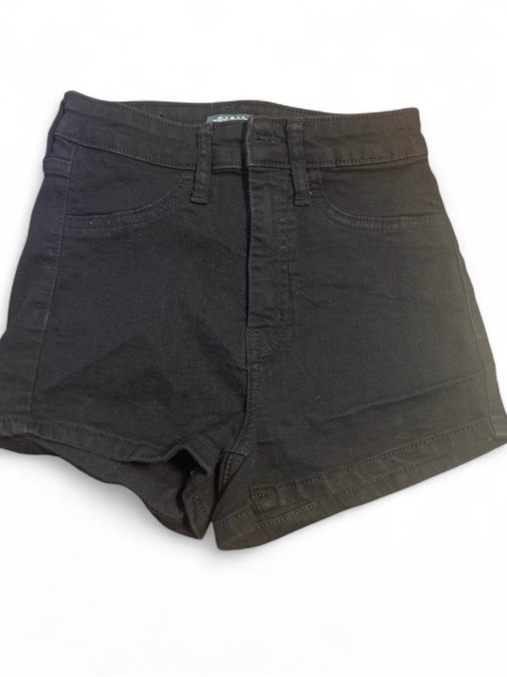 Wild Fable High-Waist Black Denim Shorts